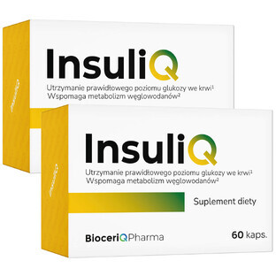 BioceriQ InsuliQ set, 2 x 60 cápsulas