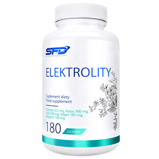 SFD Electrolytes, 180 comprimés