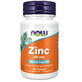 Now Foods Zinc 50 mg, gluconate de zinc, 100 comprimés végétaliens