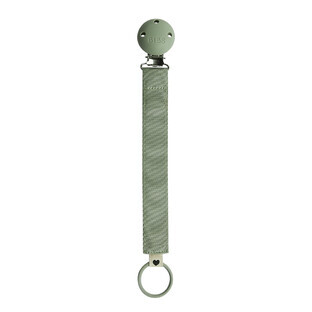 Bibs Pacifier Clip Ribbon, pacifier pendant, ribbon, Sage, 1 piece