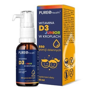 Pureo Health Vitamin D3 4000IU, drops, 30 ml.