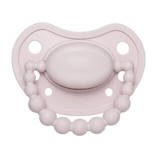 Luu Kids, chupete, posicionamiento, silicona, Blueberry Shake, 3-6 meses, 1 pieza