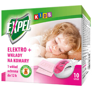 Expel Kids, electro + liquid mosquito repellent for children 1 year and older, 60 nights Expel Kids, electro + liquid mosquito repellent for children 1 year and older, 60 nights