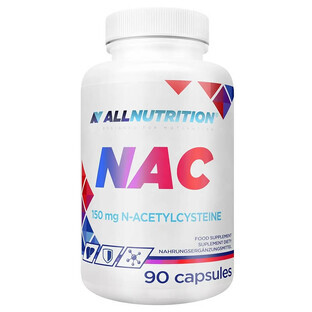 Allnutrition NAC, N-acetil-L-cisteína, 90 cápsulas