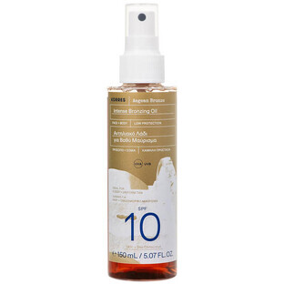 Korres Aegean Bronze, body bronzing oil, SPF 10, 150 ml