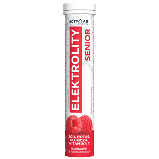 ActivLab Pharma Elektrolity Senior, Himbeere, 20 Brausetabletten