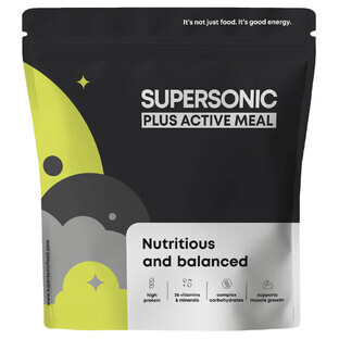 Supersonic Complete Meal Plus Active Meal, sabor leche cremosa, 1000 g