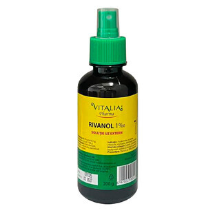 Rivanol 1‰ con spray, 200 g, Vitalia