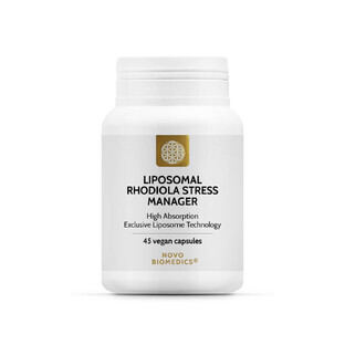 Liposomaler Rhodiola Stress Manager, 45 Kapseln, Novo Biomedics