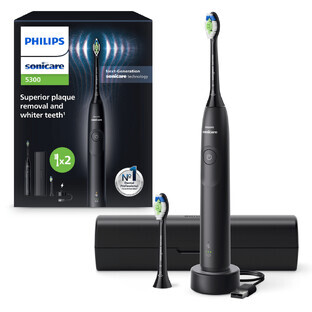 Spazzolino elettrico serie 5300 con manico per il trasporto Philips Sonicare, nero, HX7101/03, Philips Spazzolino elettrico serie 5300 con manico per il trasporto Philips Sonicare, nero, HX7101/03, Philips