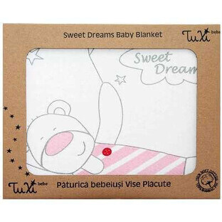 Blanket Sweet Dreams, 70x90 cm, Urs White-Rho, Tuxi Brands