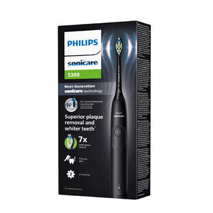 Brosse à dents électrique 5300 series Philips Sonicare, Noir, HX7101/01, Philips