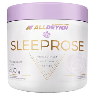 Allnutrition Alldeynn SleepRose, gusto arancia tropicale, 280 g