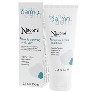 Nacomi Next Level Dermo, argile gommante pour le cuir chevelu, 100 ml