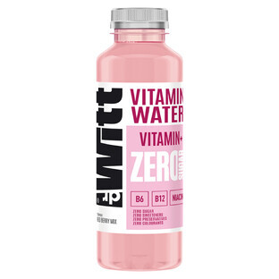 DrWitt Vitamin Water Zero Sugar, isotonisches Getränk, Heidelbeere und Zitrone, 550 ml