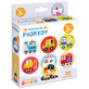 CzuCzu Memorki Vehicles, juego para niños, a partir de 2 años, 30 elementos