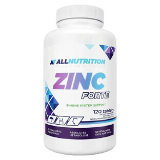 Allnutrition Zinc Forte, zinc 25 µg, 120 tablets