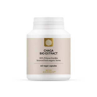 Chaga Bio Extracto, 60 cápsulas, Novo Biomedics
