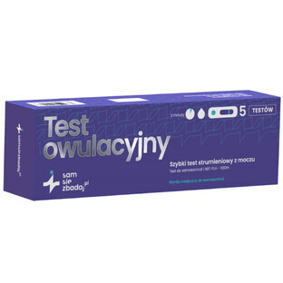 Examine yourself Ovulation test, rapid urine test, streaming, 5 pieces