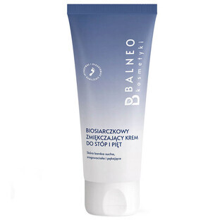 Balneokosméticos, crema biosulfurada suavizante para pies y talones, 100 ml