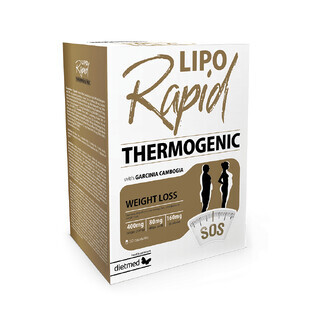 Lipo Rapid Thermogenic, 30 vegetarian capsules, Dietmed