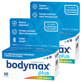 Set Bodymax Plus, 60 compresse + 60 compresse per 1 centesimo