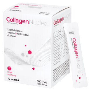 Collagen Nucleo, raspberry flavor, 30 sachets