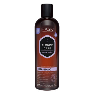 Shampoo colorante viola per capelli biondi, 355 ml, Hask