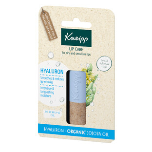 Kneipp, bálsamo labial, hialurón y aceite de jojoba bio, 4,7 g