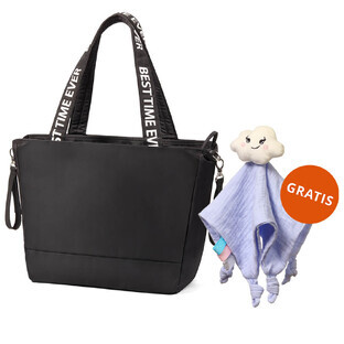 BabyOno, kinderwagenzak voor mama, Best Time Ever + knuffeldoekje, Blinky Cloud, 1 gratis artikel