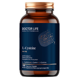Doctor Life L-Cysteïne, L-Cysteïne 600 mg, 100 capsules