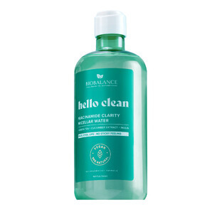 Agua micelar Niacinamida Claridad con té verde y extracto de pepino, 500 ml, Bio Balance
