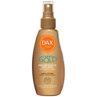 DAX Sun Turbo Gold, bruiningsversneller voor gezicht en lichaam, 200 ml