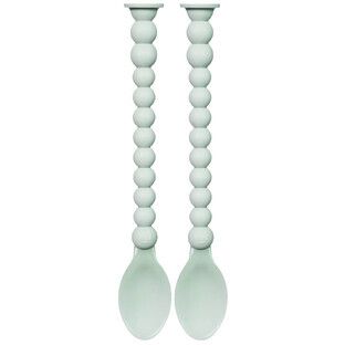 Luu Kids, juego de cucharas para comer, Frozen Sage, a partir de 6 meses, 2 piezas
