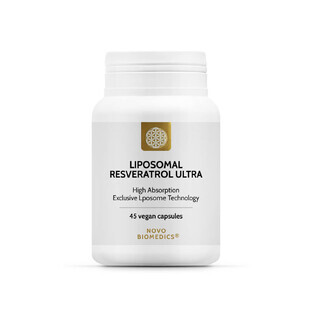 Liposomale Resveratrol Ultra, 45 capsules, Novo Biomedics