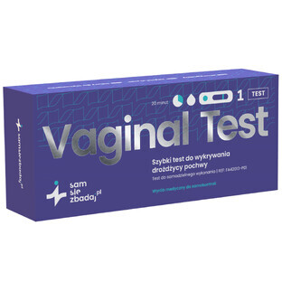 Examinez-vous Test vaginal, test rapide pour la détection de la candidose vaginale, 1 pièce