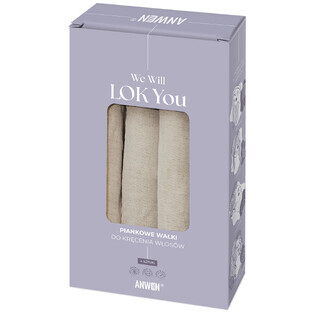 Anwen We Will LOK You, foam curling rollers, 4 pieces