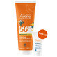 Avène Soleil, très haute protection solaire, lait pour enfants, SPF 50+, 250 ml + lotion après-soleil, pour adultes et enfants à partir de 2 ans, 50 ml offerts