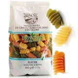 Organic tricolour durum wheat pasta, 500 g, Iris Bio
