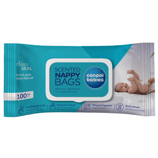 Canpol Babies, sachets parfumés pour couches usagées, 100 pièces