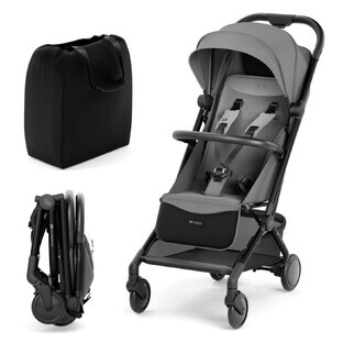 Cochecito deportivo para niños de 0-22 kg Pilot 2, Gris platino, Kinderkraft