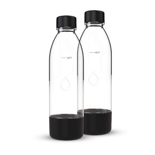 Dafi PushAir, Karbonisatorflasche, schwarz, 0,7 l, 2 Stück