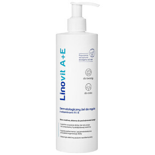 Linovit A+E, gel lavante dermatológico con vitaminas, 400 ml