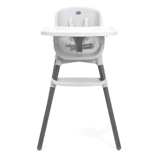 Chicco Polly Zest 3 in 1 evolutieve kinderstoel, 6 maanden+, Maan Grijs, Maan Grijs, Chicco