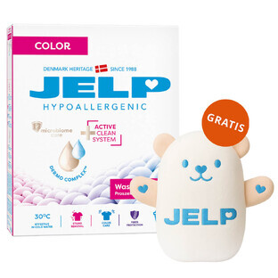 Jelp Hypoallergen, Waschmittel, Farbe, 3 kg + Teddybär gratis