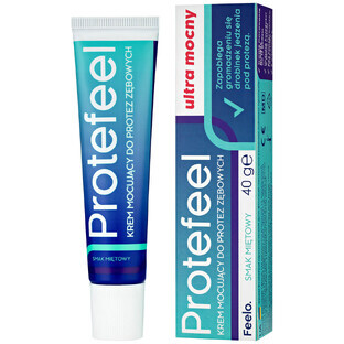 Feelo Protefeel, cremă pentru fixarea protezei dentare, ultra puternică, 40 g