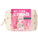 Nuxe My Pink Crush set, maschera, 75 ml + acqua micellare, 100 ml + crema, 15 ml + olio secco Or Florale, 10 ml + trousse per il trucco