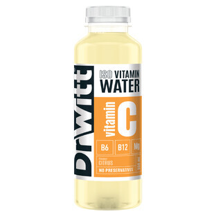 DrWitt Iso Vitamin Water, bebida isotónica, cítricos, 550 ml