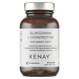 Kenay Glucosamine + Chondroïtine, 60 gélules