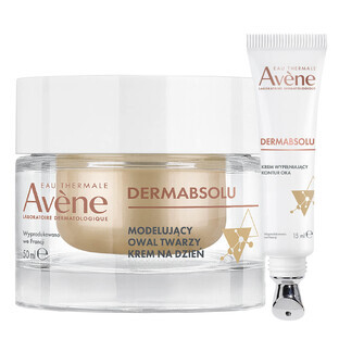 Avene Dermabsolu set, oogcontour opvullende crème, 15 ml + ovale vormgevende dagcrème, 50 ml